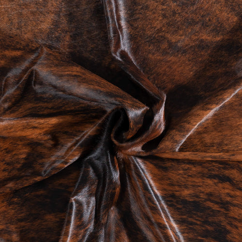 Brazilian Brindle Cowhide Rug Size 7'2" L x 6'8" W 8792