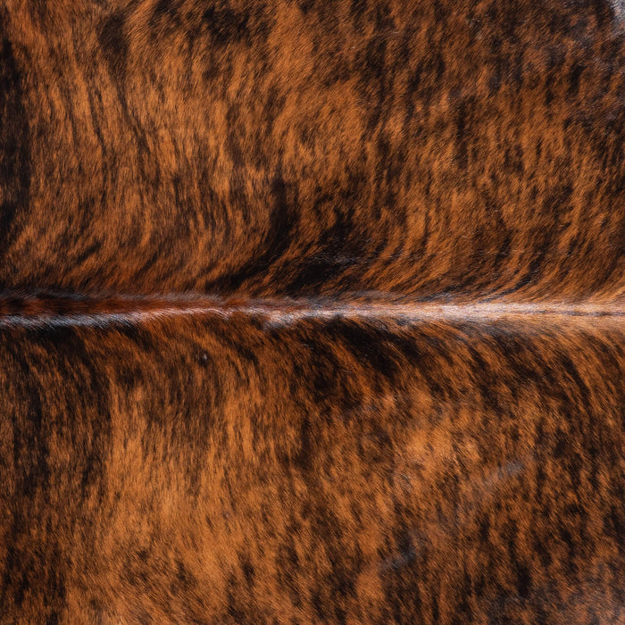 Brazilian Brindle Cowhide Rug Size 7'3" L x 6'5" W 8793