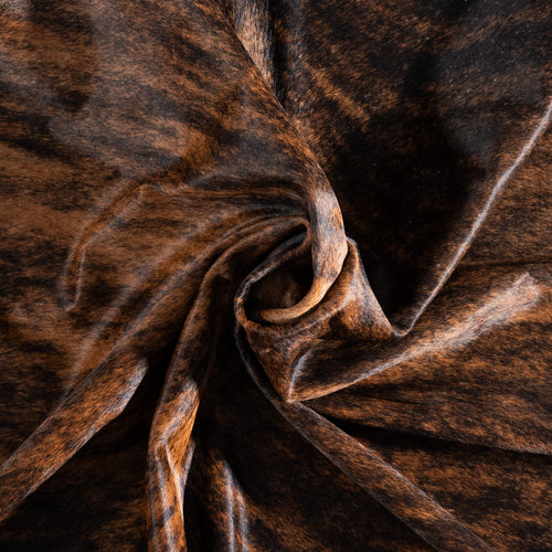 Brazilian Brindle Cowhide Rug Size 8'0" L x 6'10" W 8797
