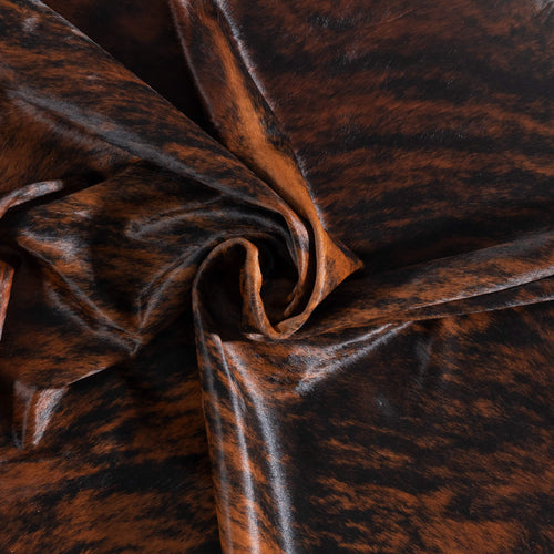 Brazilian Brindle Cowhide Rug Size 7'2" L x 6'2" W 8799