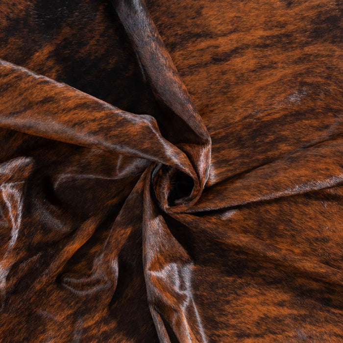 Brazilian Brindle Cowhide Rug Size 6'10" L x 6'5" W 8804