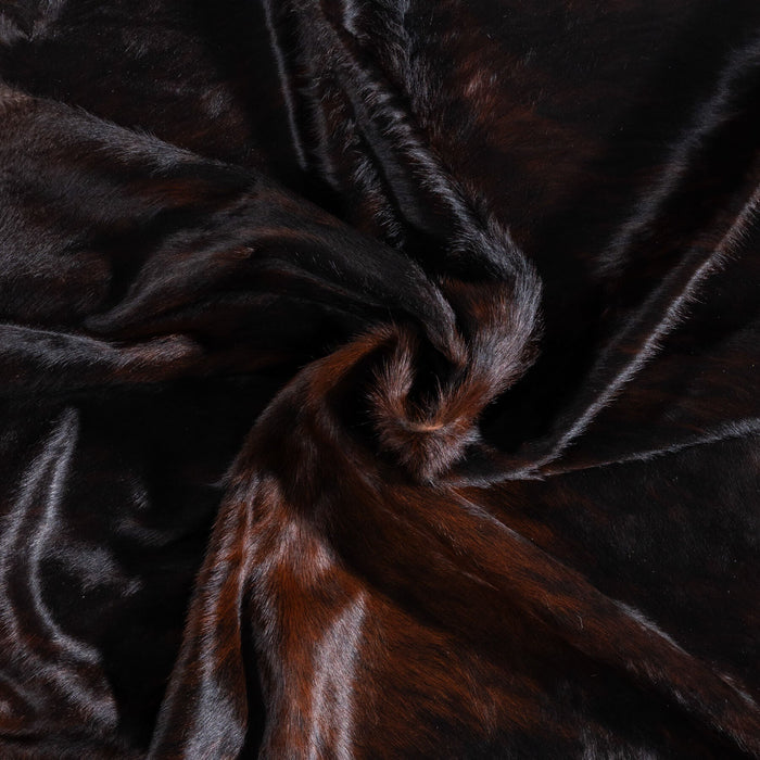 Brazilian Dark Brindle Cowhide Rug Size 8'0" L x 7'3" W 8816