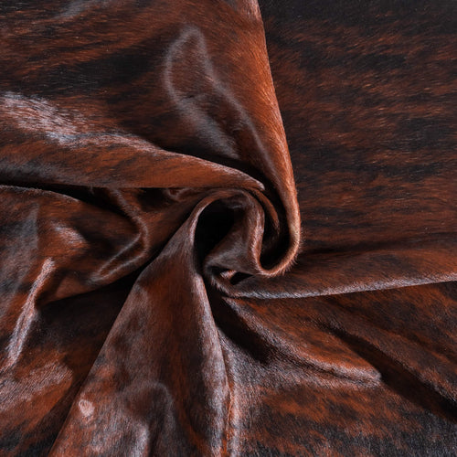 Brazilian Brindle Cowhide Rug Size 6'6" L x 5'9" W 8823