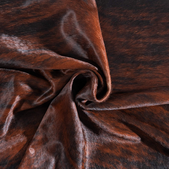 Brazilian Brindle Cowhide Rug Size 6'6" L x 5'9" W 8823