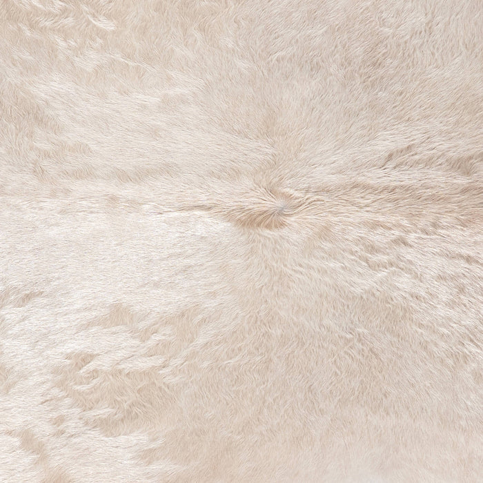 Brazilian Champagne Cowhide Rug Size 7'7" L x 6'11" W 8857