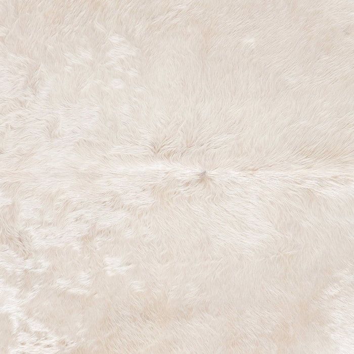 Brazilian Champagne Cowhide Rug Size 6'10" L x 6'2" W 8860