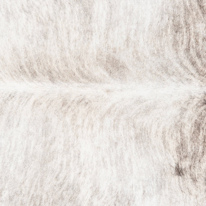 Brazilian Light Grey Brindle Cowhide Rug Size 7'2" L x 6'4" W 8880