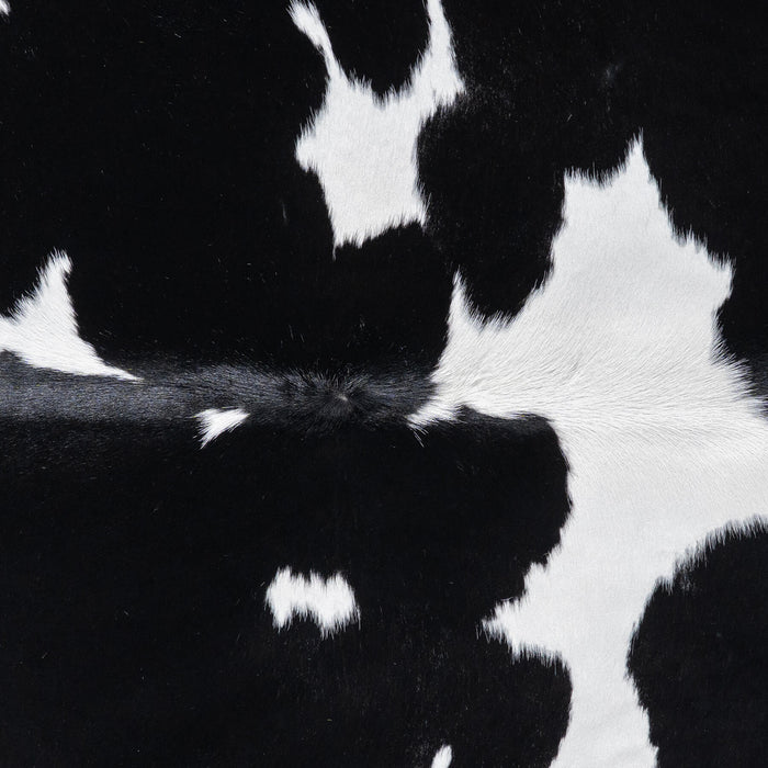 Brazilian Black and White Cowhide Rug Size 7'6" L x 6'0" W 8883
