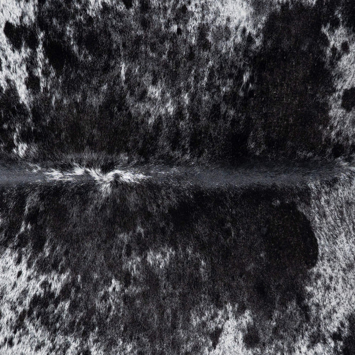 Brazilian Black Salt and Pepper Cowhide Rug Size 8'1" L x 6'3" W 8887