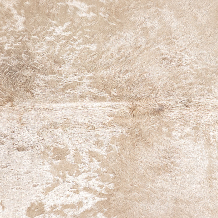 Brazilian Champagne Cowhide Rug Size 7'3" L x 7'6" W 6189