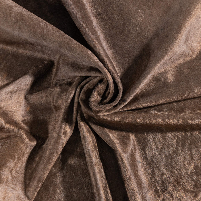 Brazilian Chocolate Cowhide Rug Size 7'9" L x 6'8" W 8910