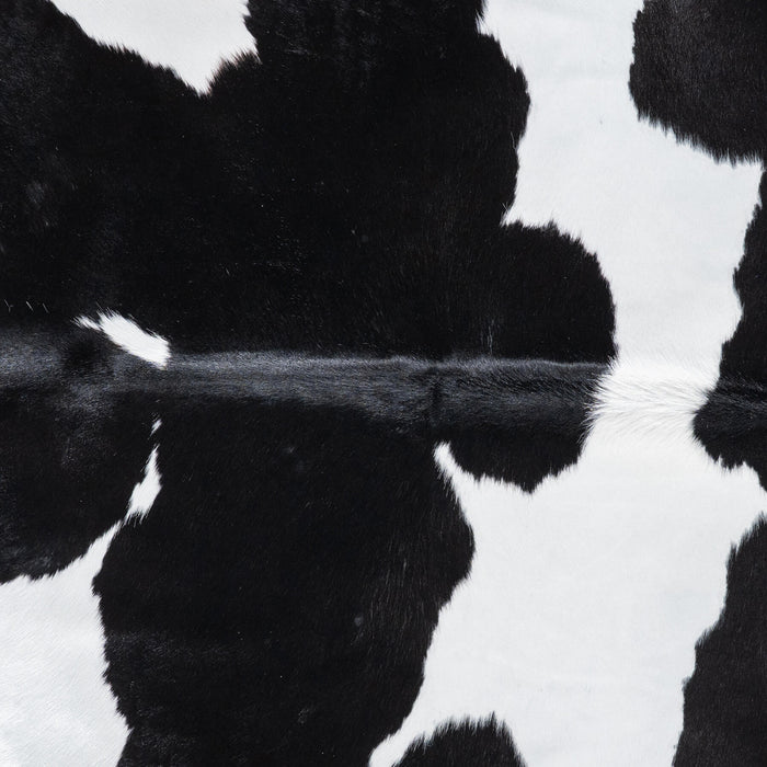 Brazilian Black and White Cowhide Rug Size 8'2" L x 6'10" W 8920