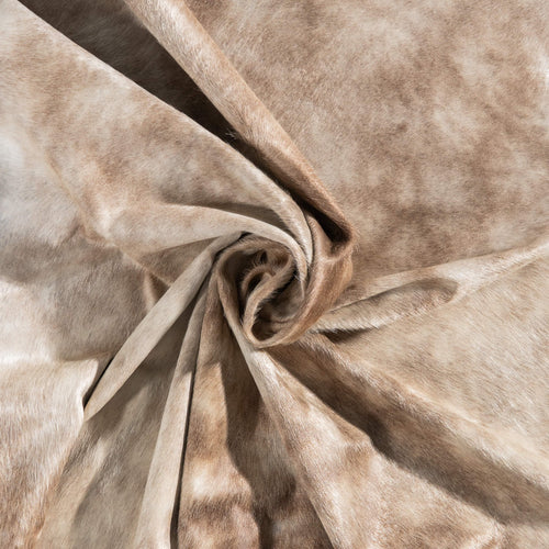 Brazilian Beige Cowhide Rug Size 7'9" L x 6'6" W 8922