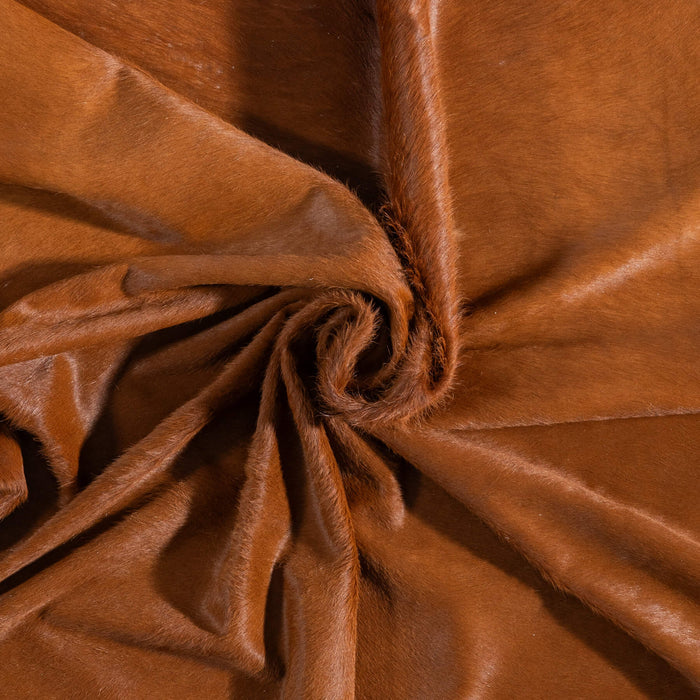 Brazilian Brown Cowhide Rug Size 7'6" L x 7'0" W 8959