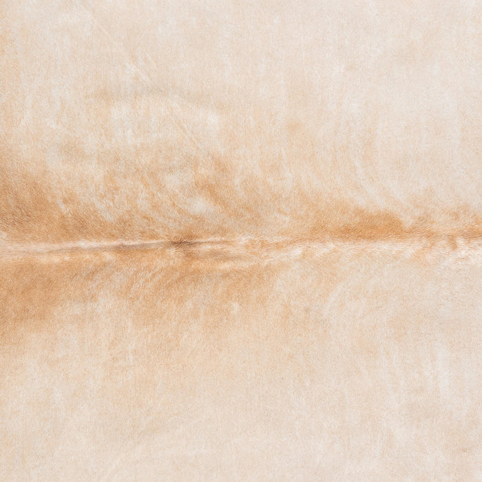 Brazilian Beige Cowhide Rug Size 7'7" L x 6'9" W 8975