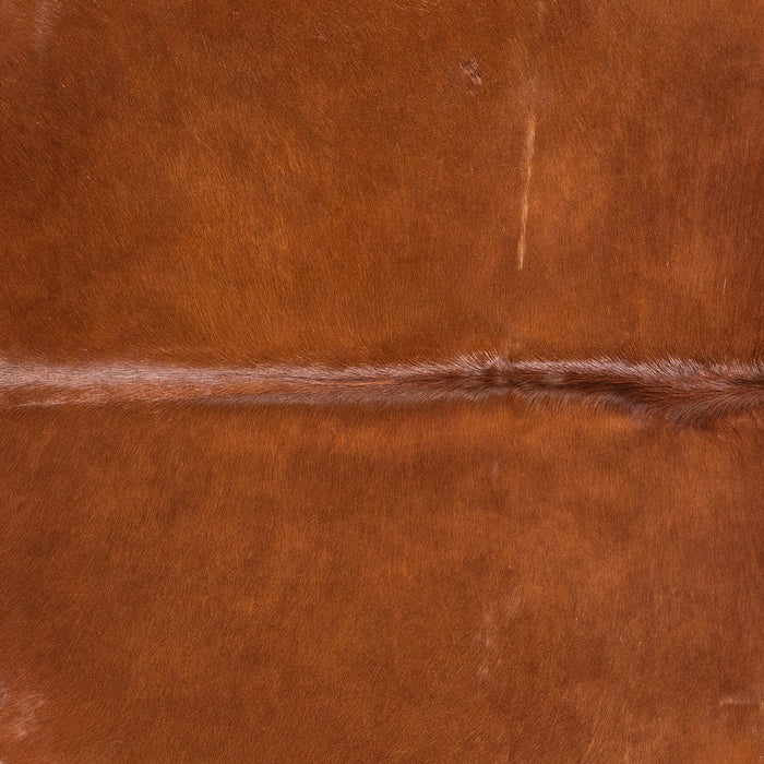 Brazilian Brown and White Cowhide Rug Size 7'11" L x 6'9" W 8984