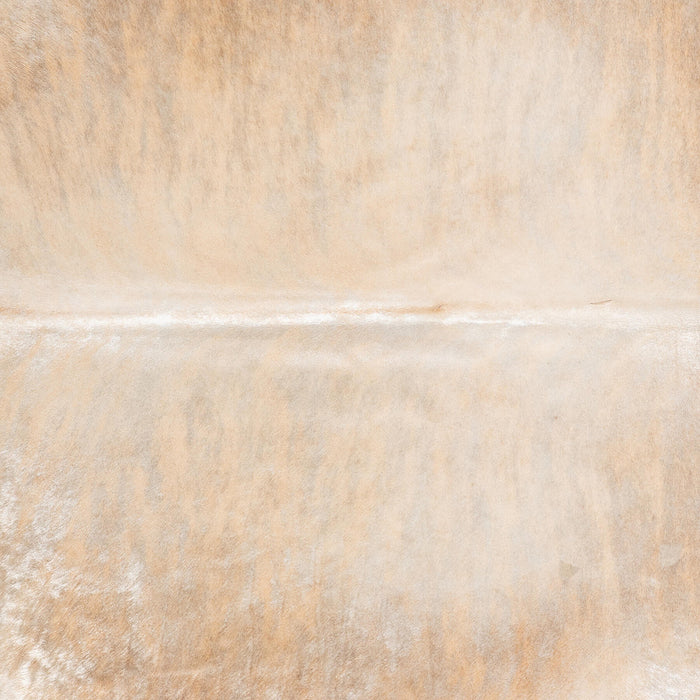 Brazilian Beige Cowhide Rug Size 7'7" L x 7'1" W 8988