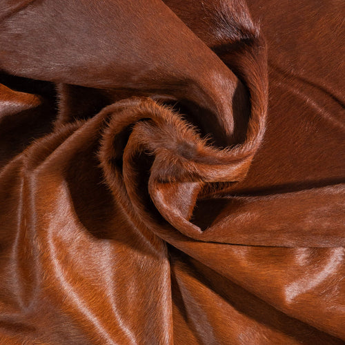 Brazilian Brown Cowhide Rug Size 8'2" L x 8'1" W 9002