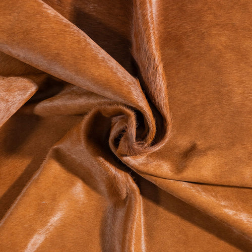 Brazilian Brown Cowhide Rug Size 7'5" L x 6'9" W 9013