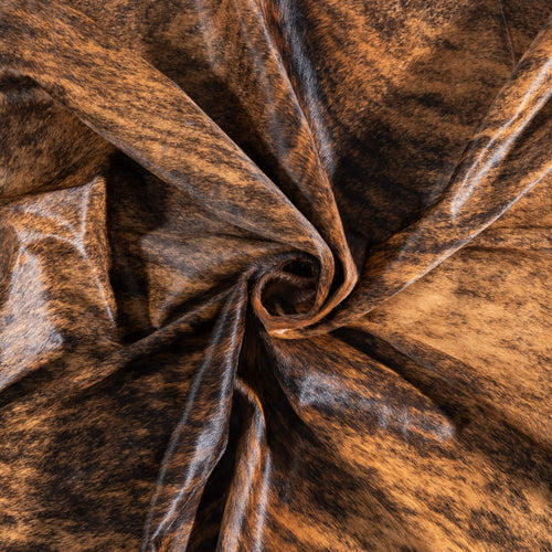 Brazilian Brindle Cowhide Rug Size 6'9" L x 5'2" W 9032