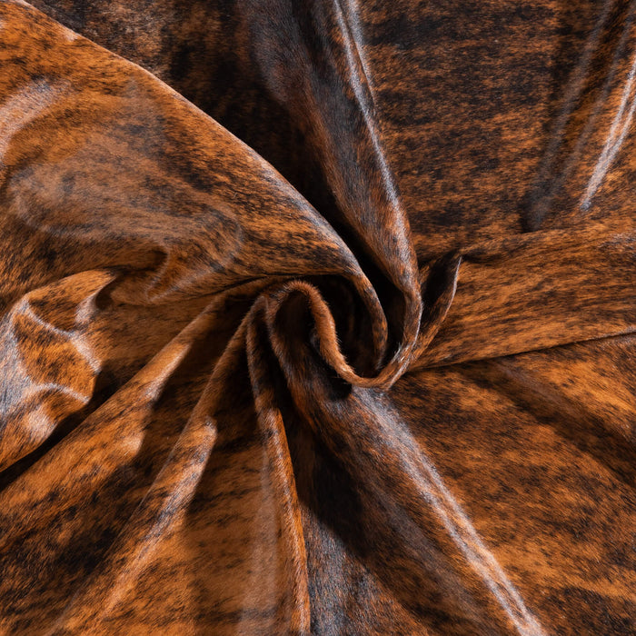 Brazilian Brindle Cowhide Rug Size 7'1" L x 5'9" W 9041