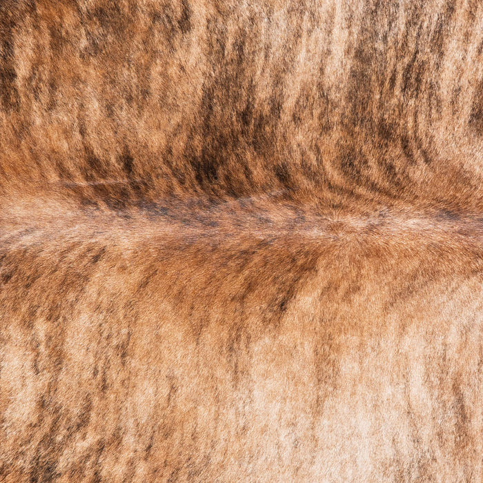 Brazilian Brindle Cowhide Rug Size 6'9" L x 6'8" W 9044