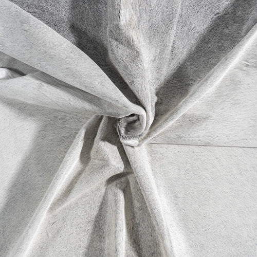 Brazilian Grey Cowhide Rug Size 7'11" L x 7'3" W 9069