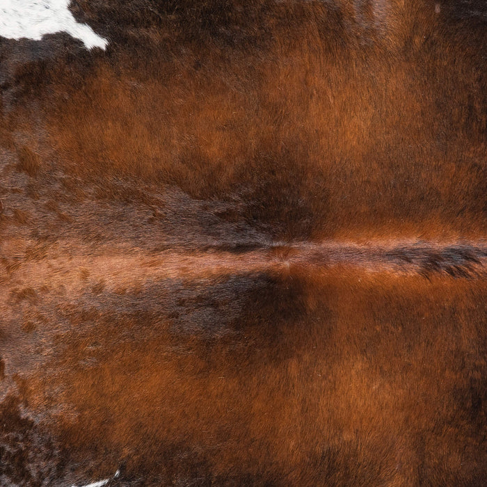 Brazilian Mahogany Cowhide Rug Size 6'3" L x 5'10" W 9100