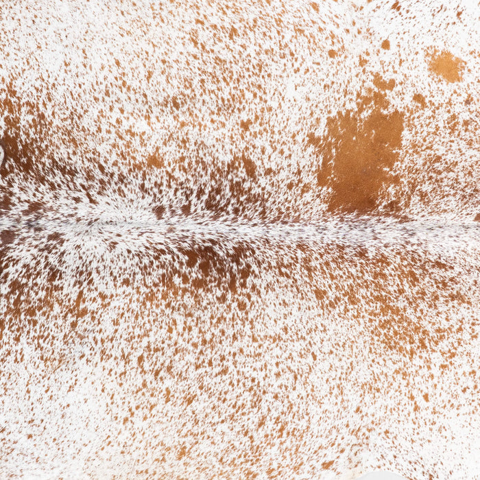 Brazilian Brown Salt and Pepper Cowhide Rug Size 6'11" L x 6'9" W 9150