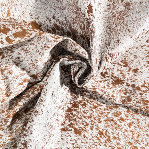 Brazilian Brown Salt and Pepper Cowhide Rug Size 7'4" L x 6'5" W 9161