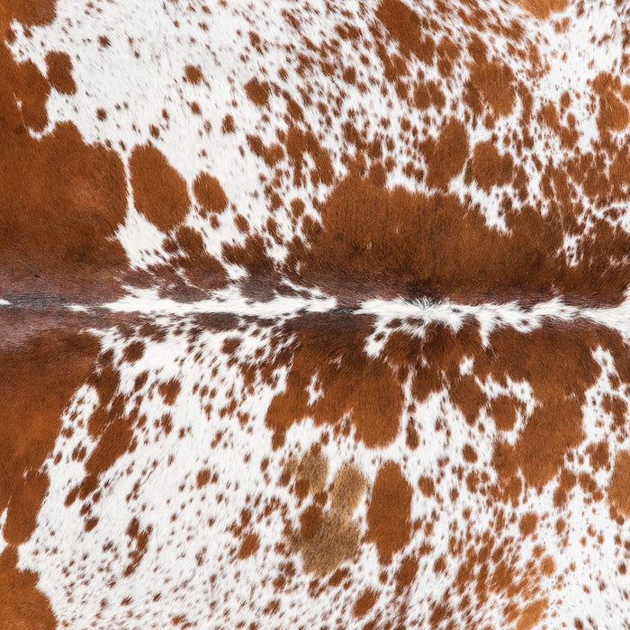 Brazilian Brown Salt and Pepper Cowhide Rug Size 6'7" L x 6'2" W 9163