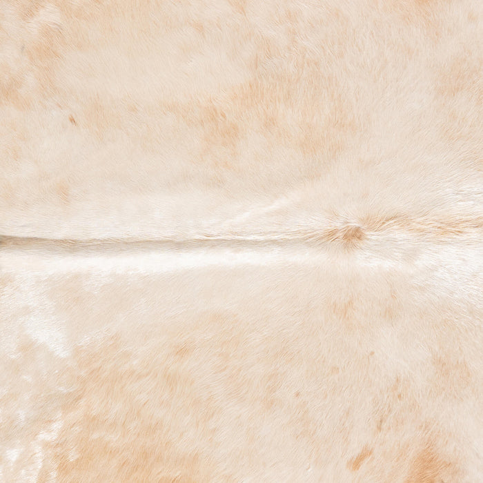 Brazilian Beige Cowhide Rug Size 7'1" L x 6'9" W 9173