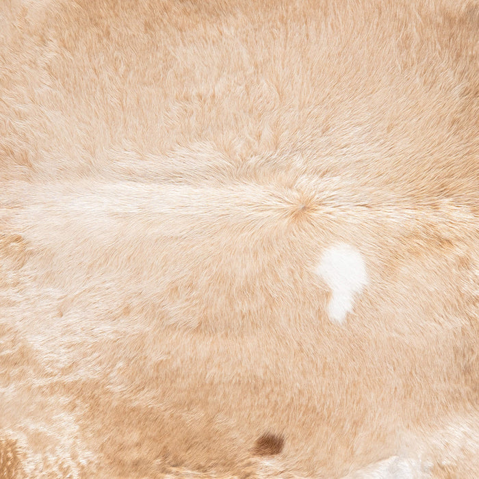 Brazilian Beige Cowhide Rug Size 7'1" L x 7'0" W 9176