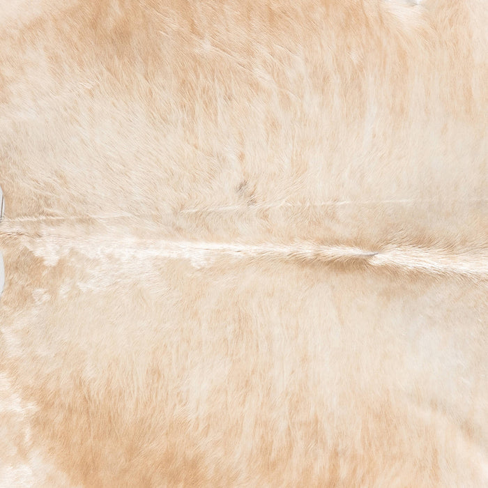Brazilian Beige Cowhide Rug Size 6'0" L x 6'2" W 9180