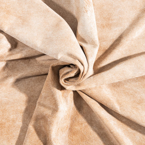 Brazilian Beige Cowhide Rug Size 7'9" L x 7'6" W 9182