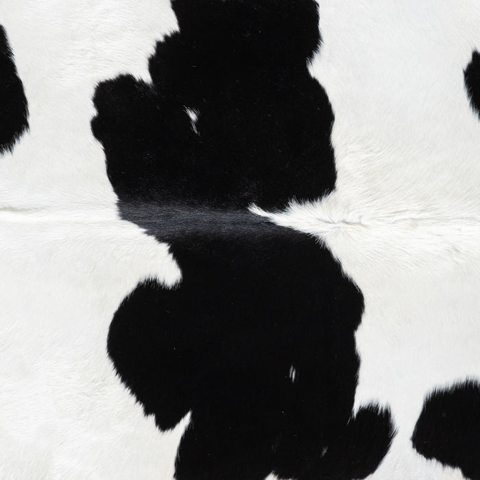 Brazilian Black and White Cowhide Rug Size 7'5" L x 6'6" W 9199