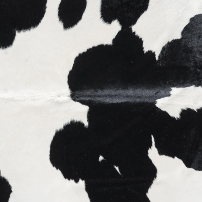 Brazilian Black and White Cowhide Rug Size 7'8" L x 5'10" W 9200