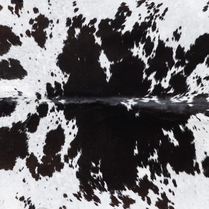 Brazilian Black Salt and Pepper Cowhide Rug Size 6'9" L x 6'2" W 9217