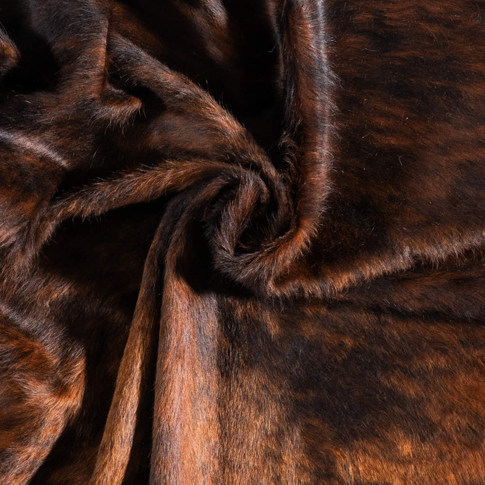 Brindle Cowhide Rug Size 6'8" L x 6'2" W 9235