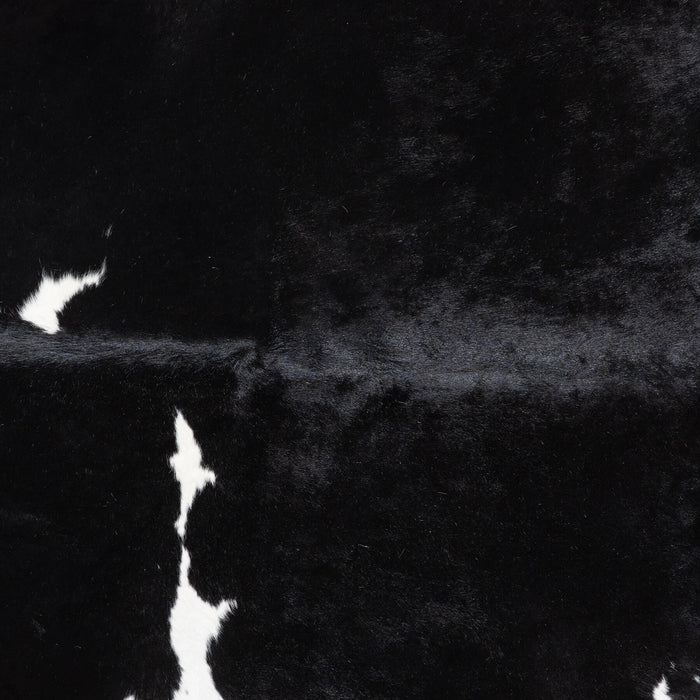 Black and White Cowhide Rug Size 7'9" L x 6'9" W 9259