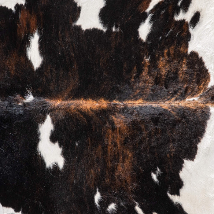 Tricolor Cowhide Rug Size 7'6" L x 6'5" W 9278