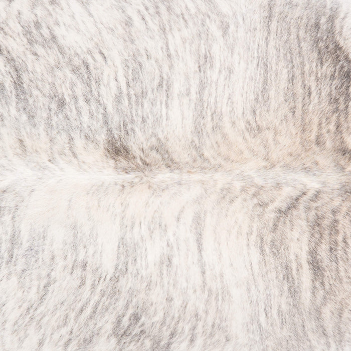 Brazilian Light Grey Brindle Cowhide Rug Size 7'7" L x 6'4" W 9310