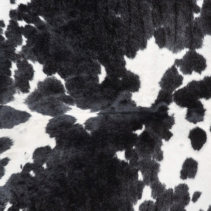 Black and White Cowhide Rug Size 8'3" L x 7'1" W 9376