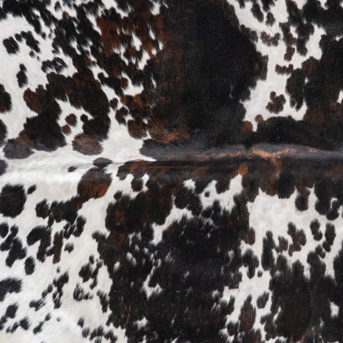 Tricolor Cowhide Rug Size 7'10" L x 6'10" W 9423