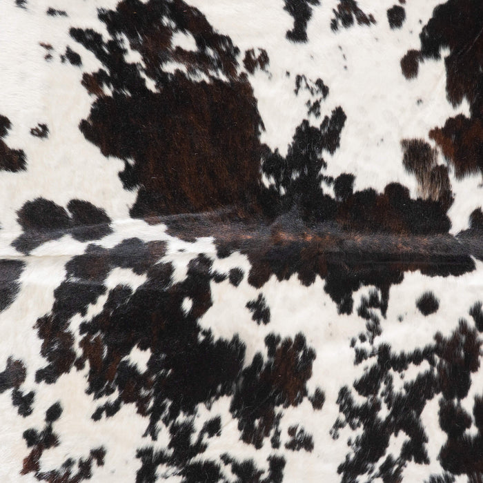Dark Tricolor Cowhide Rug Size 7'9" L x 6'6" W 9466