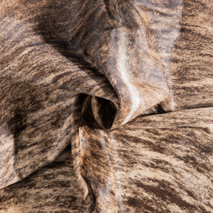 Brindle Cowhide Rug Size 6'9" L x 6'7" W 9484