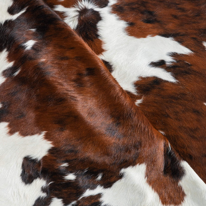 Tricolor Cowhide Rug Size 6'9" L x 6'4" W 9505