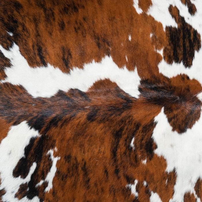 Tricolor Cowhide Rug Size 7'3" L x 7'1" W 9507