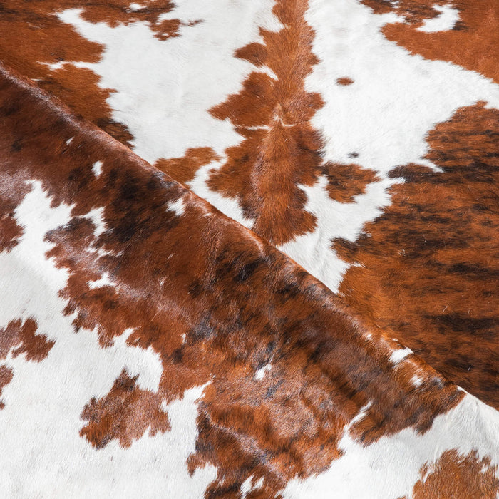 Tricolor Cowhide Rug Size 8'5" L x 7'1" W 9513
