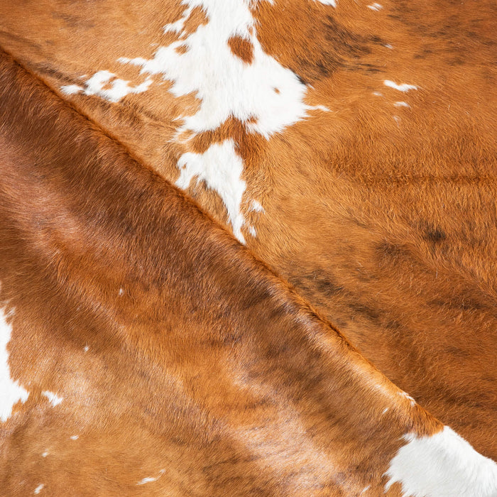Tricolor Cowhide Rug Size 7'9" L x 6'11" W 9518